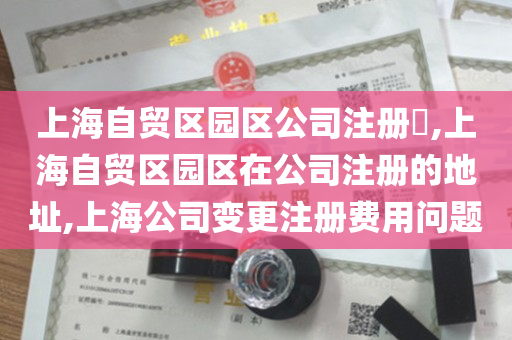 上海自贸区园区公司注册​,上海自贸区园区在公司注册的地址,上海公司变更注册费用问题