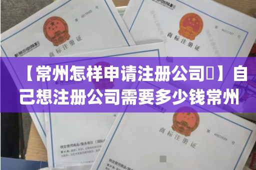 【常州怎样申请注册公司​】自己想注册公司需要多少钱常州
