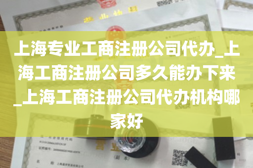 上海专业工商注册公司代办_上海工商注册公司多久能办下来_上海工商注册公司代办机构哪家好