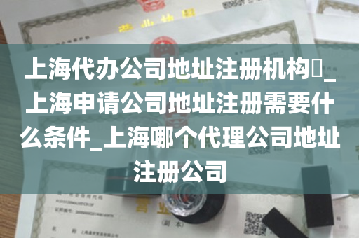 上海代办公司地址注册机构​_上海申请公司地址注册需要什么条件_上海哪个代理公司地址注册公司