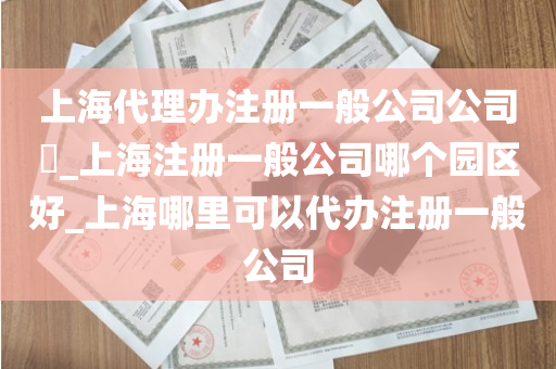 上海代理办注册一般公司公司​_上海注册一般公司哪个园区好_上海哪里可以代办注册一般公司