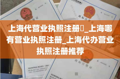上海代营业执照注册​_上海哪有营业执照注册_上海代办营业执照注册推荐