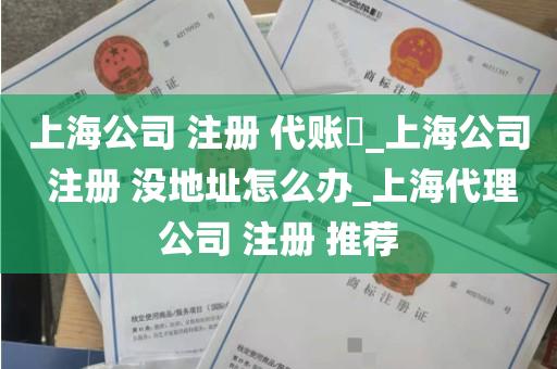 上海公司 注册 代账​_上海公司 注册 没地址怎么办_上海代理公司 注册 推荐