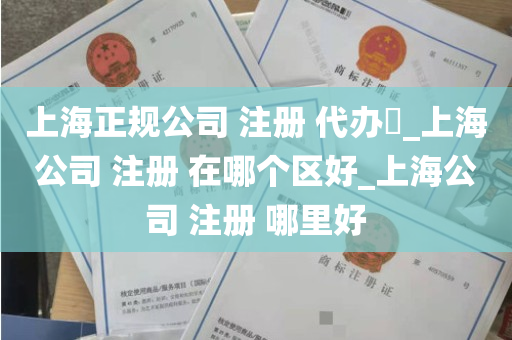 上海正规公司 注册 代办​_上海公司 注册 在哪个区好_上海公司 注册 哪里好