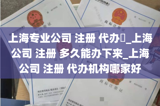 上海专业公司 注册 代办​_上海公司 注册 多久能办下来_上海公司 注册 代办机构哪家好