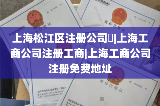 上海松江区注册公司​|上海工商公司注册工商|上海工商公司注册免费地址