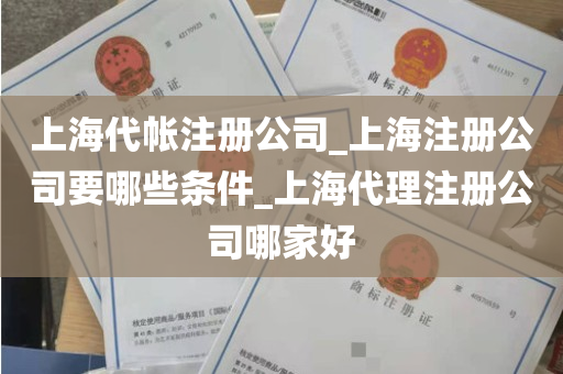 上海代帐注册公司_上海注册公司要哪些条件_上海代理注册公司哪家好