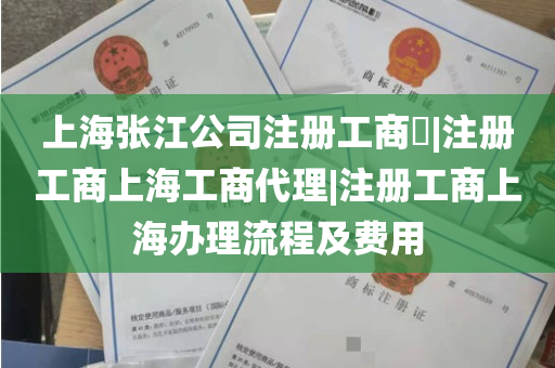上海张江公司注册工商​|注册工商上海工商代理|注册工商上海办理流程及费用