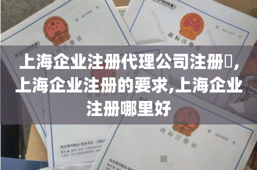 上海企业注册代理公司注册​,上海企业注册的要求,上海企业注册哪里好