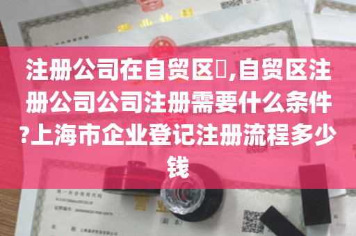注册公司在自贸区​,自贸区注册公司公司注册需要什么条件?上海市企业登记注册流程多少钱