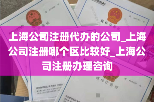上海公司注册代办的公司_上海公司注册哪个区比较好_上海公司注册办理咨询