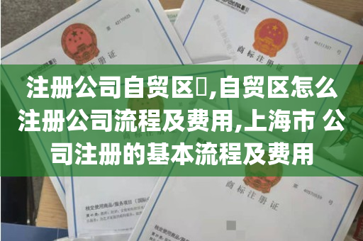 注册公司自贸区​,自贸区怎么注册公司流程及费用,上海市 公司注册的基本流程及费用
