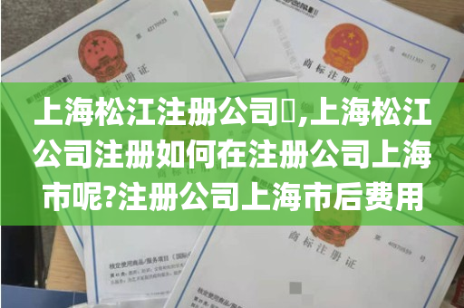 上海松江注册公司​,上海松江公司注册如何在注册公司上海市呢?注册公司上海市后费用