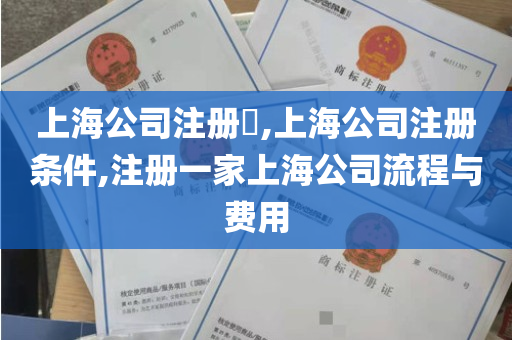 上海公司注册​,上海公司注册条件,注册一家上海公司流程与费用