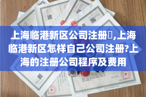上海临港新区公司注册​,上海临港新区怎样自己公司注册?上海的注册公司程序及费用
