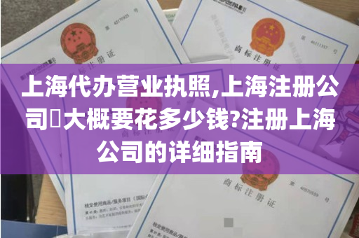 上海代办营业执照,上海注册公司​大概要花多少钱?注册上海公司的详细指南