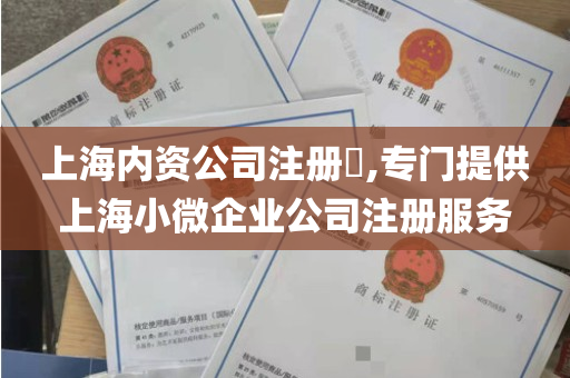 上海内资公司注册​,专门提供上海小微企业公司注册服务