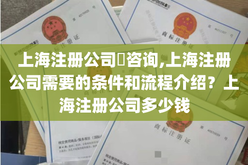 上海注册公司​咨询,上海注册公司需要的条件和流程介绍？上海注册公司多少钱
