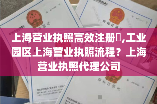 上海营业执照高效注册​,工业园区上海营业执照流程？上海营业执照代理公司