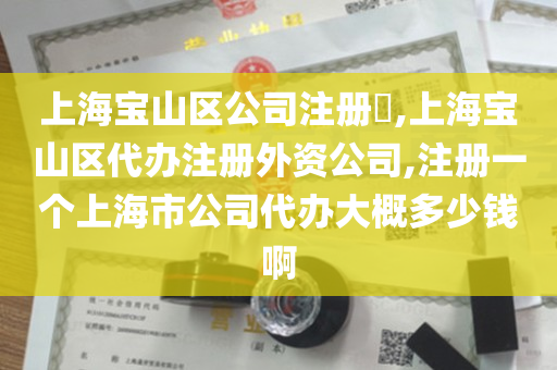 上海宝山区公司注册​,上海宝山区代办注册外资公司,注册一个上海市公司代办大概多少钱啊