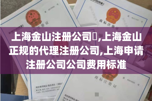 上海金山注册公司​,上海金山正规的代理注册公司,上海申请注册公司公司费用标准