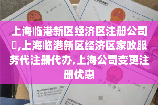 上海临港新区经济区注册公司​,上海临港新区经济区家政服务代注册代办,上海公司变更注册优惠