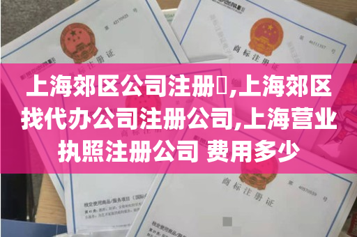 上海郊区公司注册​,上海郊区找代办公司注册公司,上海营业执照注册公司 费用多少