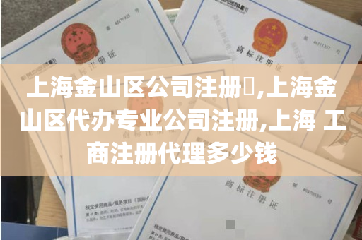 上海金山区公司注册​,上海金山区代办专业公司注册,上海 工商注册代理多少钱