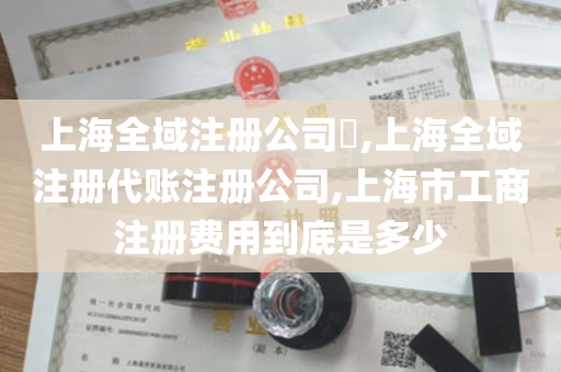上海全域注册公司​,上海全域注册代账注册公司,上海市工商注册费用到底是多少