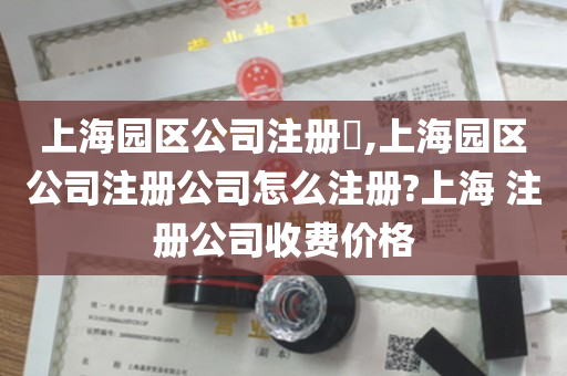 上海园区公司注册​,上海园区公司注册公司怎么注册?上海 注册公司收费价格