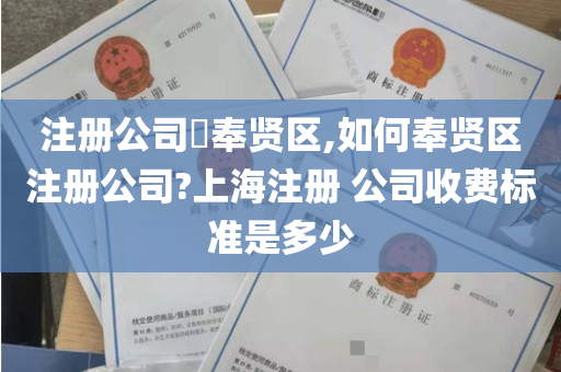注册公司​奉贤区,如何奉贤区注册公司?上海注册 公司收费标准是多少