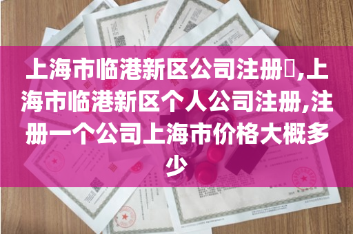 上海市临港新区公司注册​,上海市临港新区个人公司注册,注册一个公司上海市价格大概多少