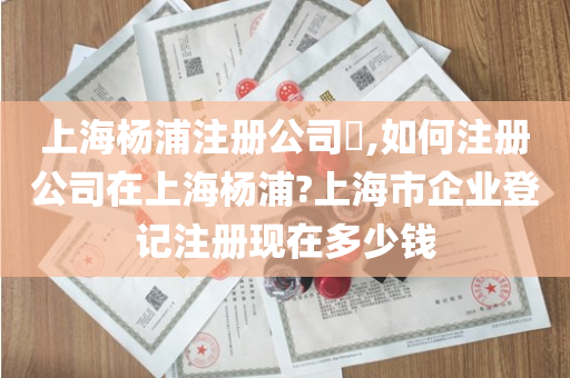 上海杨浦注册公司​,如何注册公司在上海杨浦?上海市企业登记注册现在多少钱