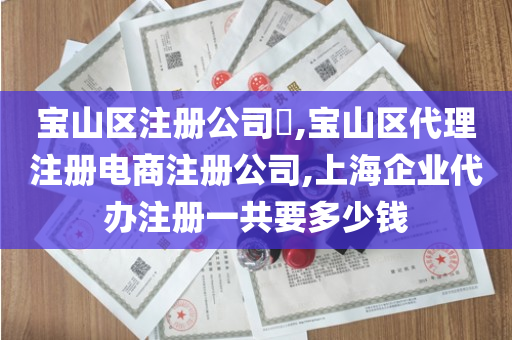 宝山区注册公司​,宝山区代理注册电商注册公司,上海企业代办注册一共要多少钱