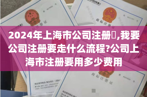 2024年上海市公司注册​,我要公司注册要走什么流程?公司上海市注册要用多少费用