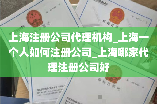 上海注册公司代理机构_上海一个人如何注册公司_上海哪家代理注册公司好