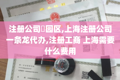 注册公司​园区,上海注册公司一条龙代办,注册工商 上海需要什么费用