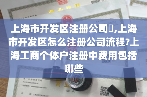 上海市开发区注册公司​,上海市开发区怎么注册公司流程?上海工商个体户注册中费用包括哪些